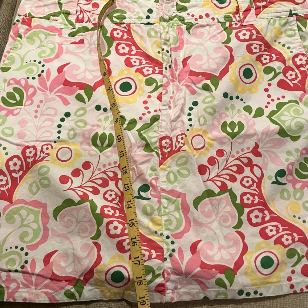 White Stag Pink and Green Floral Skirt - Picture 2 of 7